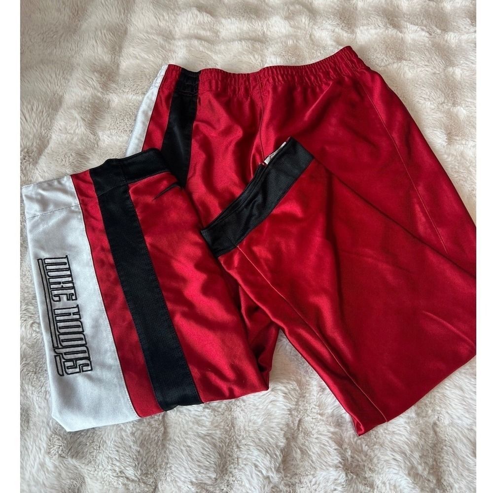 Vintage Nike Hoops Reversible Black Joggers Track Pants Youth Size M Y2K